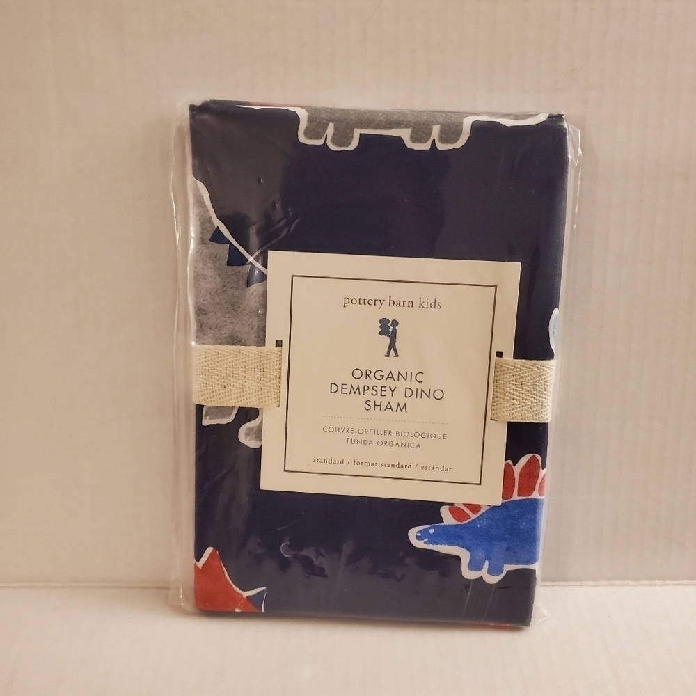 Pottery Barn Kids Organic Dempsey Dino Sham